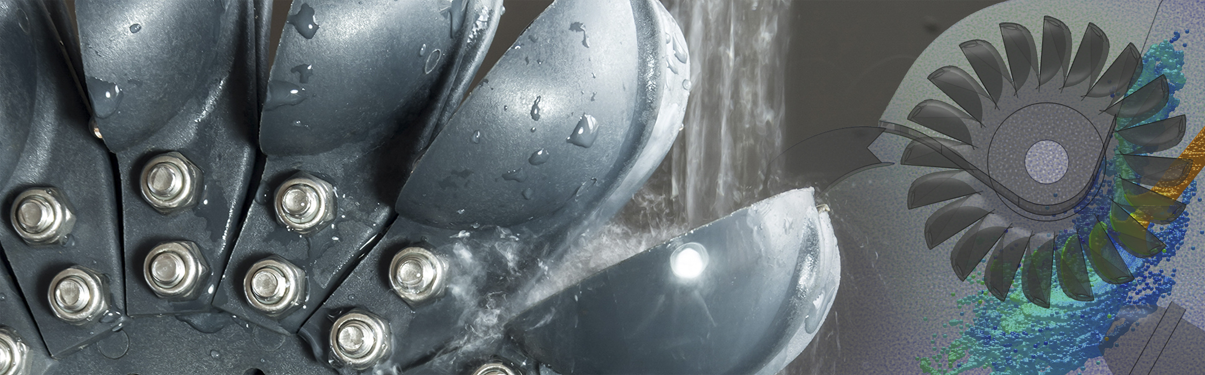 Simulation MESHFREE water turbine